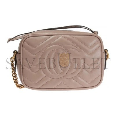 GUCCI GG MARMONT MATELASSÉ MINI BAG ‎448065 (18*12*6cm)